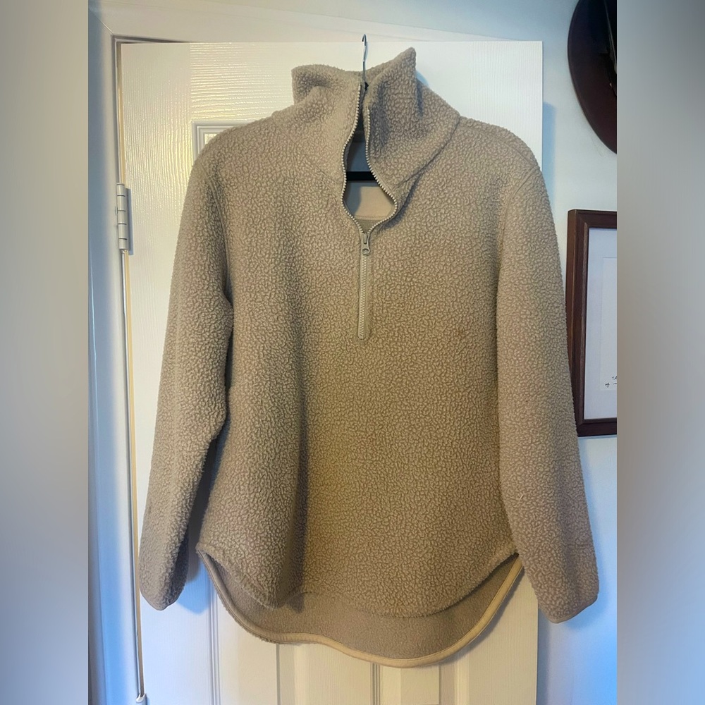 Everlane Fleece half Zip Jacket